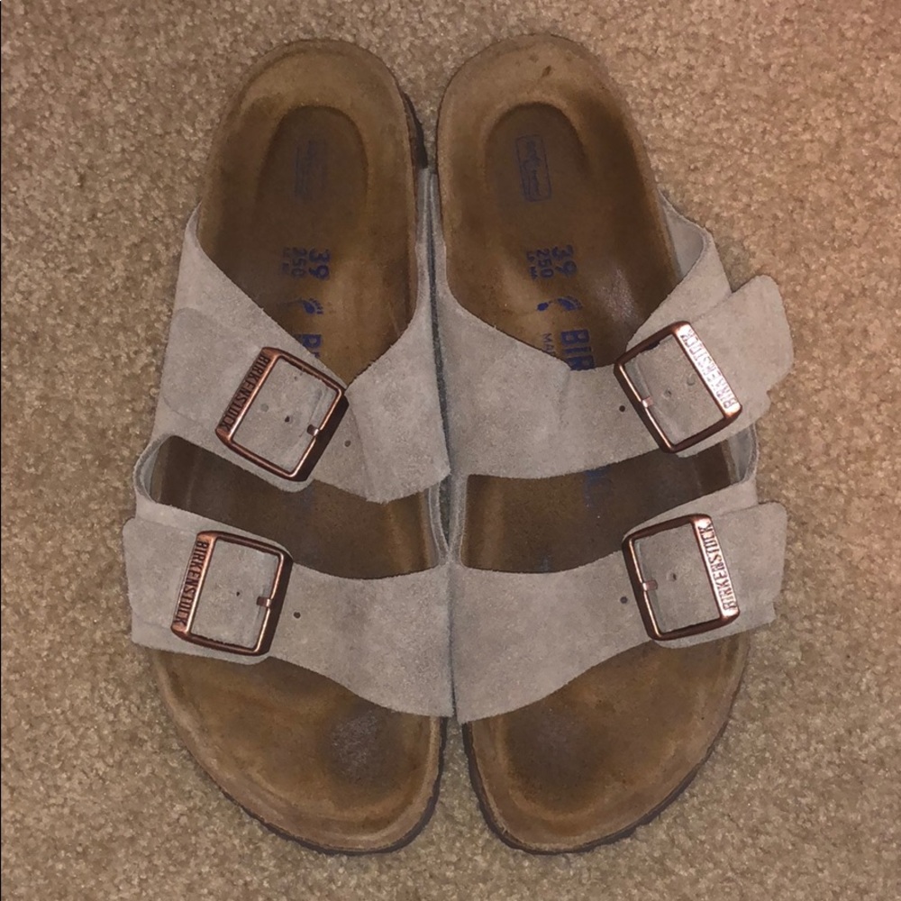 Tan Birkenstock Sandals Size 9